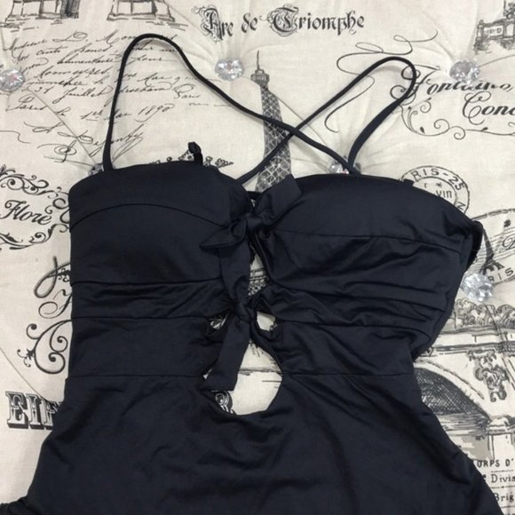 BECCA Black One Piece Swimsuit - Picture 4 of 7